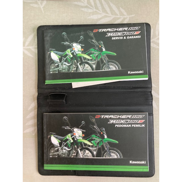 Kawasaki Buklet Buku Service Motor DTracker KLX 150S Bekas