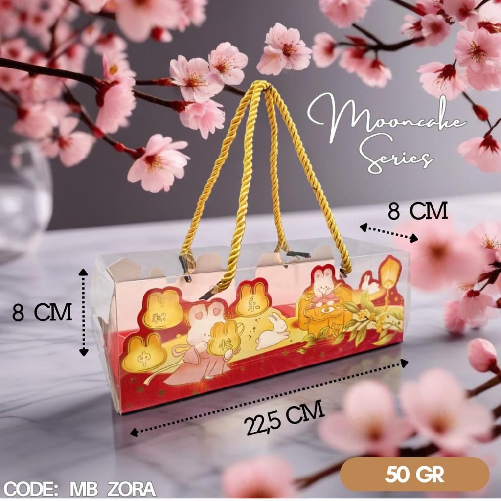 Box mika tali mooncake packaging hampers kue bulan 50gr