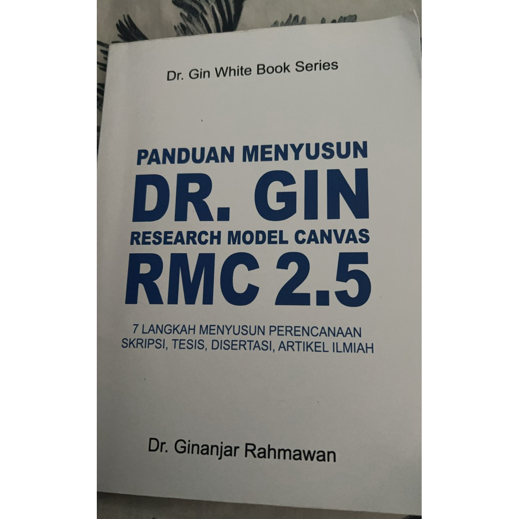 PRELOVED buku paduan menyusun dr gin rmc 2.5