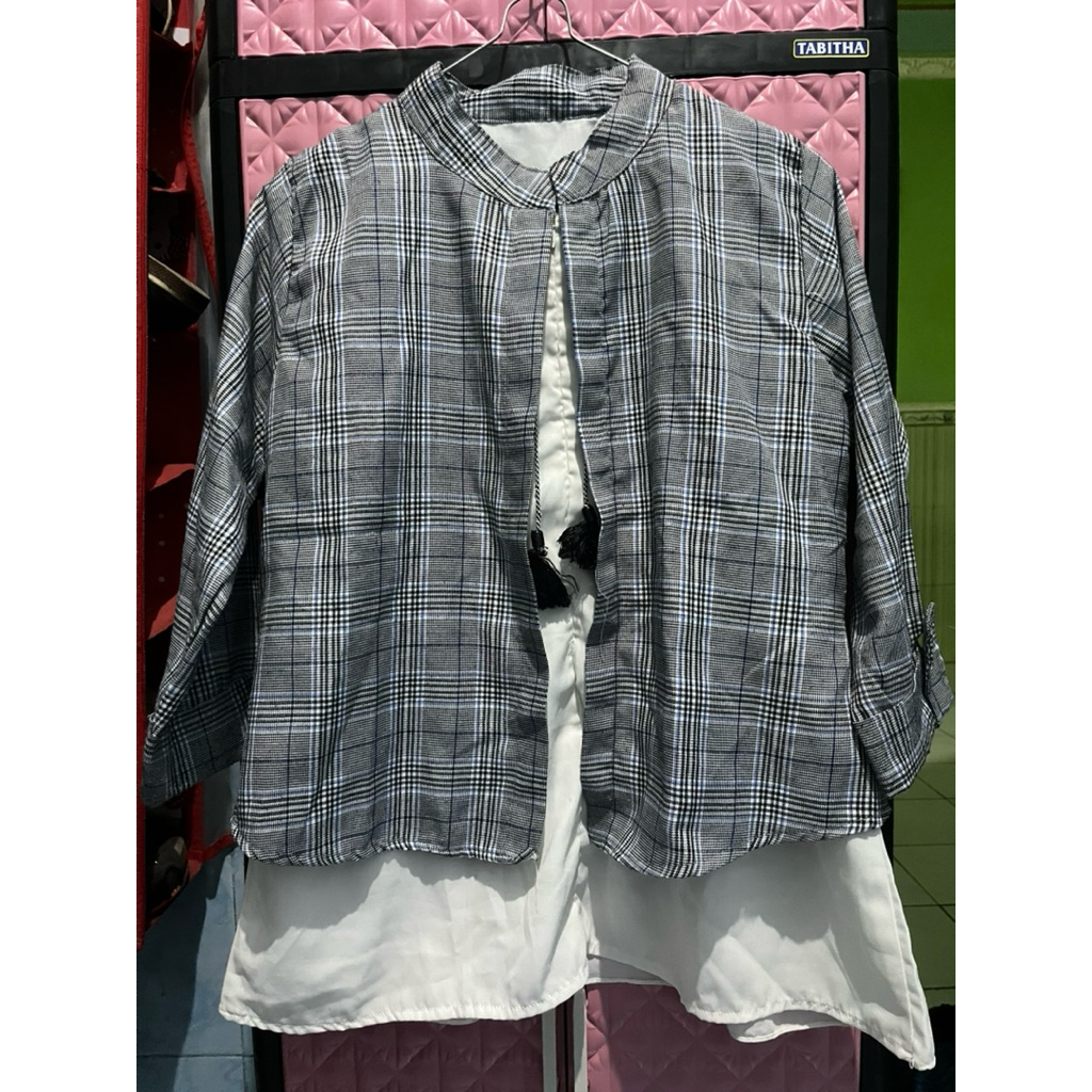 Atasan Flanel All Size