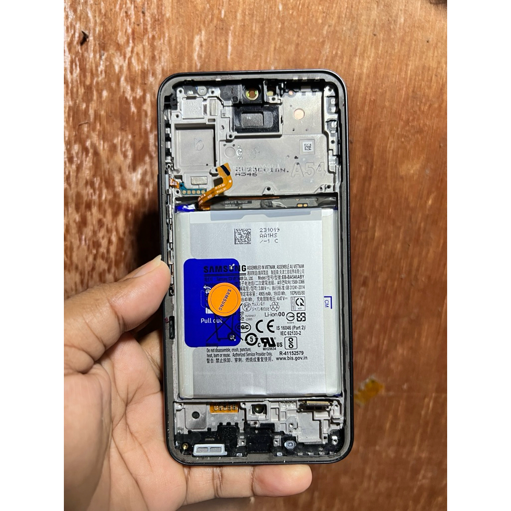 LCD+ fream Samsung A54 no minus free batre original