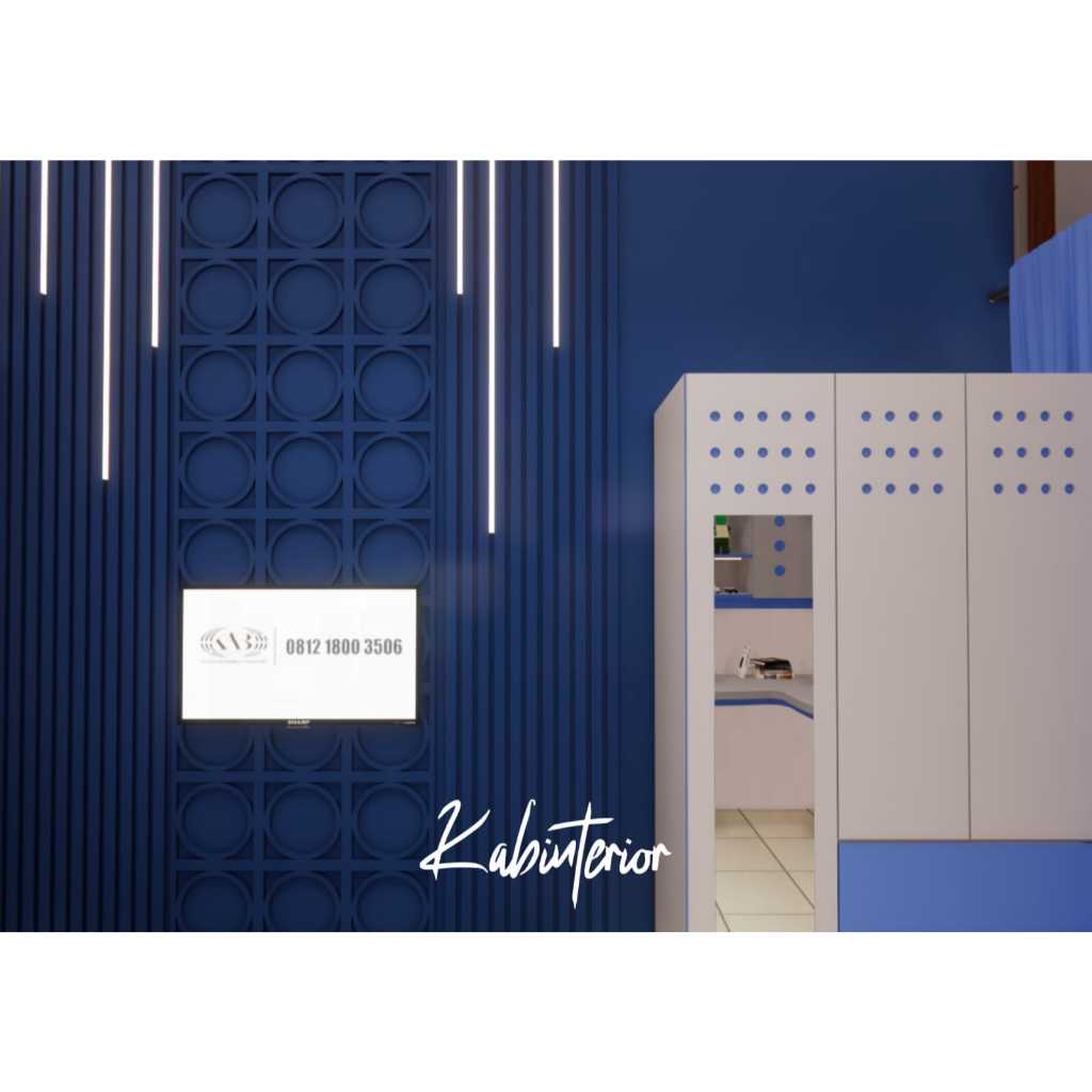 Custom Wall Panel TV HPL Luar