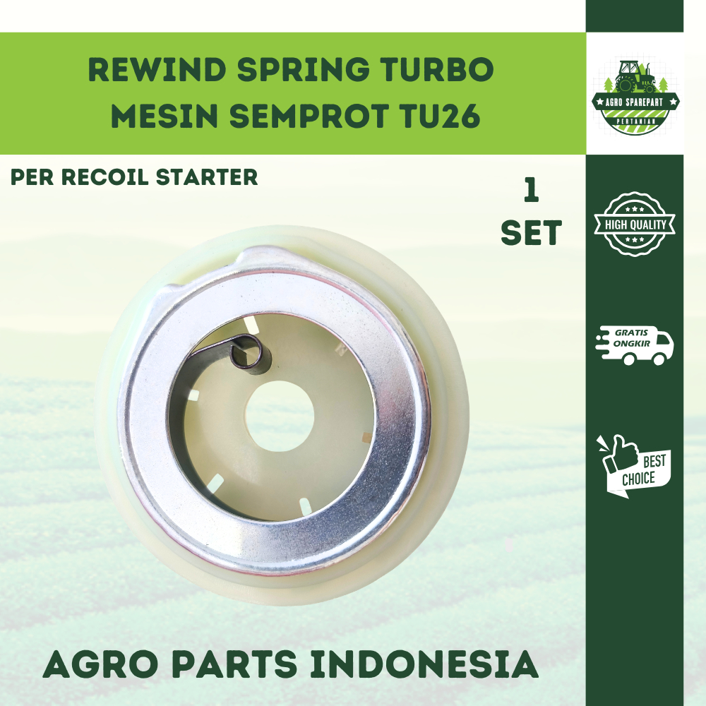 Per Recoil Starter TU26 Bintang Turbo Rewind Spring Pully Tarikan Engkol Mesin Sprayer Semprot Hama 