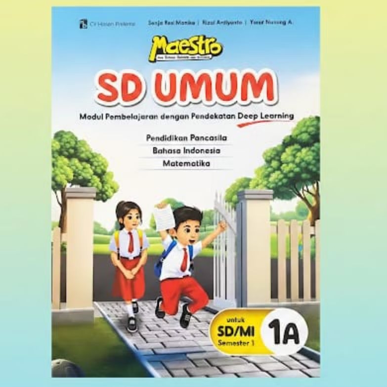 Buku LKS Maestro SD Umum kelas 1A Deep Learning kurikulum Merdeka