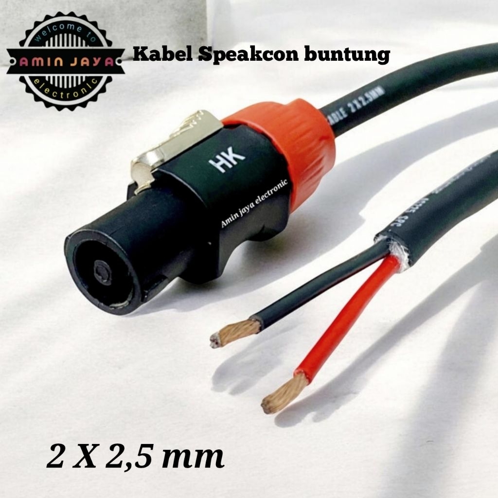 Kabel speaker to spikon / kabel speaker satu spikon