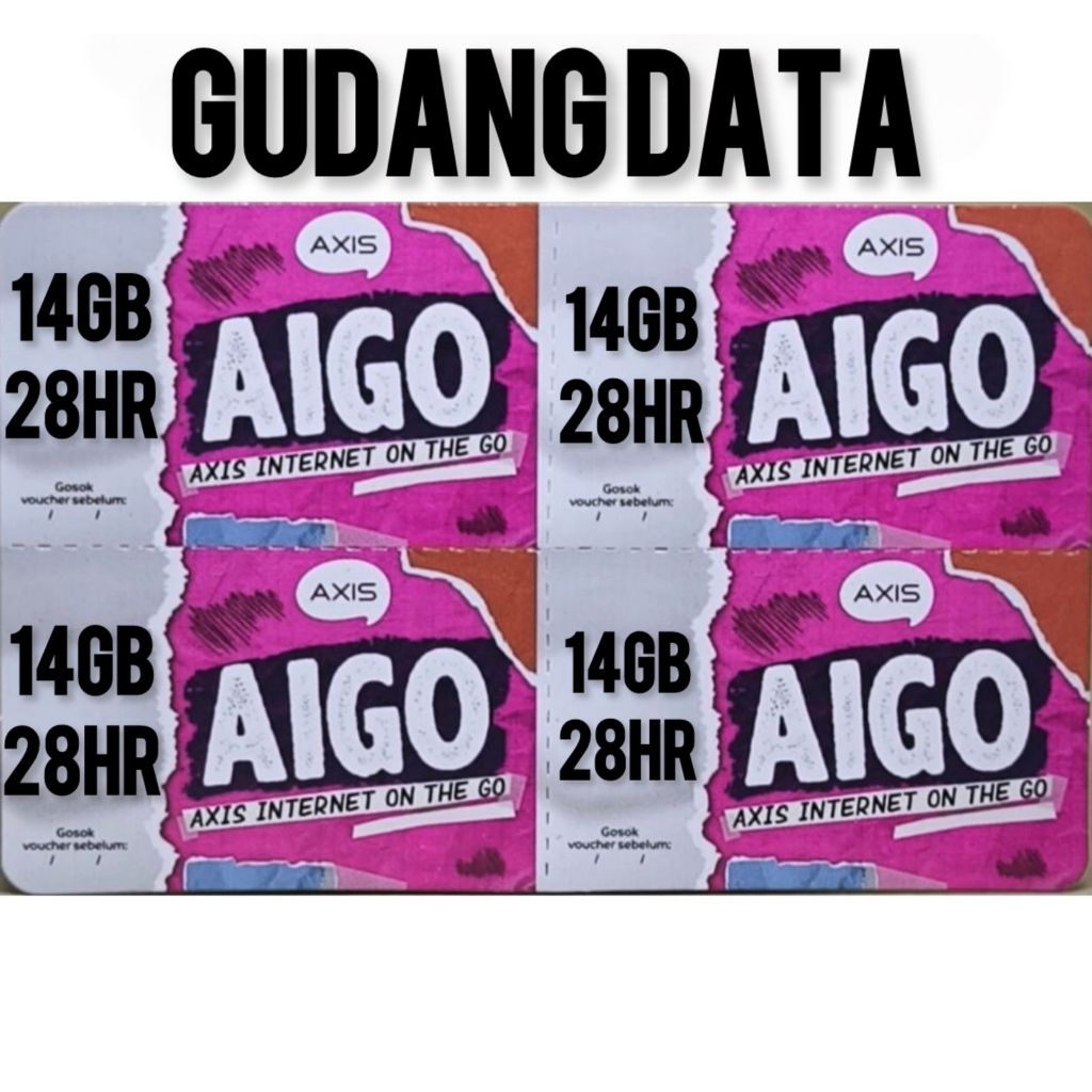 Voucher AXIS Aigo 14GB