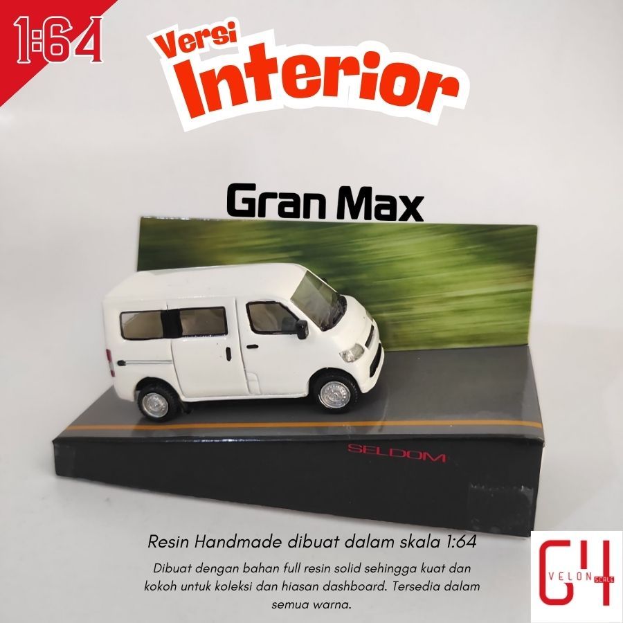 INTERIOR SERIES-Diecast Miniatur Daihatsu Gran Max  MB Skala 1:64  FULL Custom Warna dan Platnomor