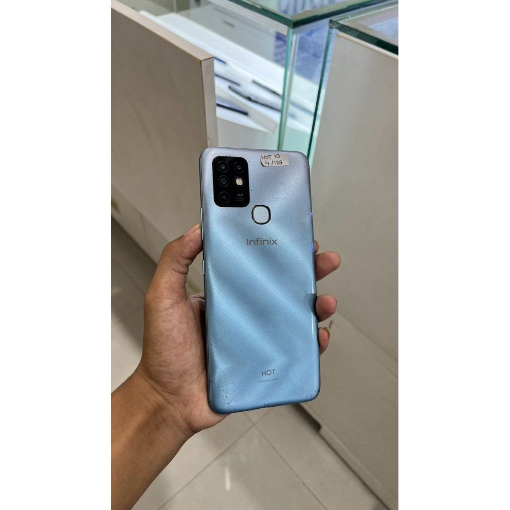 INFINIX HOT 10 4/128 4G LTE ORIGINAL SECOND MURAH BERKUALITAS