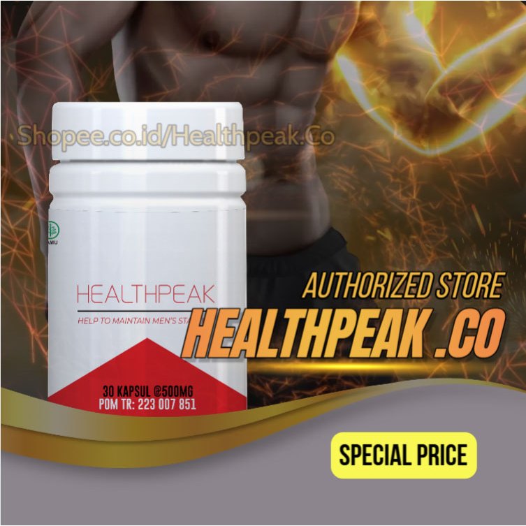 HEALTHPEAK .Co : Membantu Meningkatkan Stamina, Energi, dan Vitalitas Pria Dewasa Original Herbal
