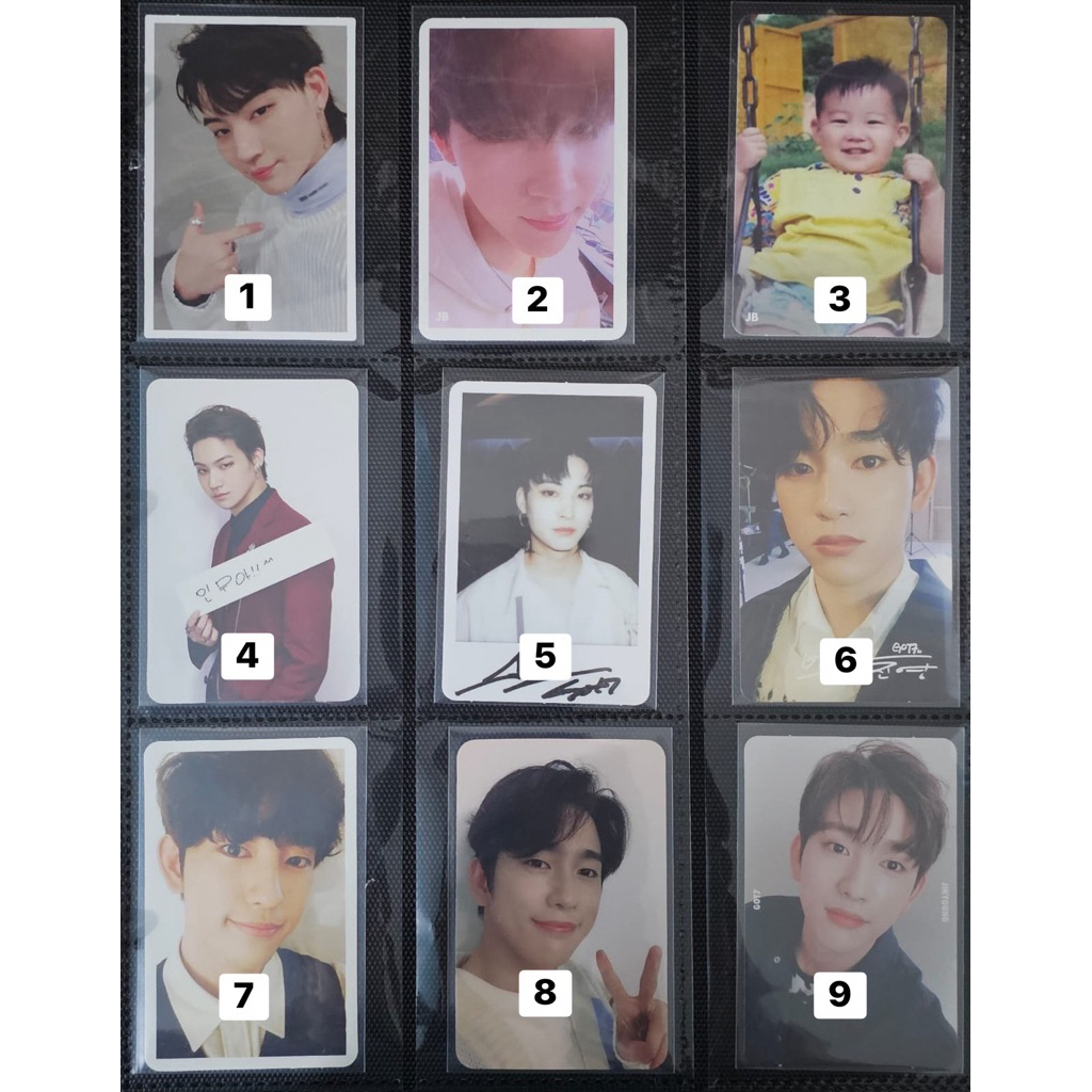 PHOTOCARD GOT7 OFFICIAL [3]