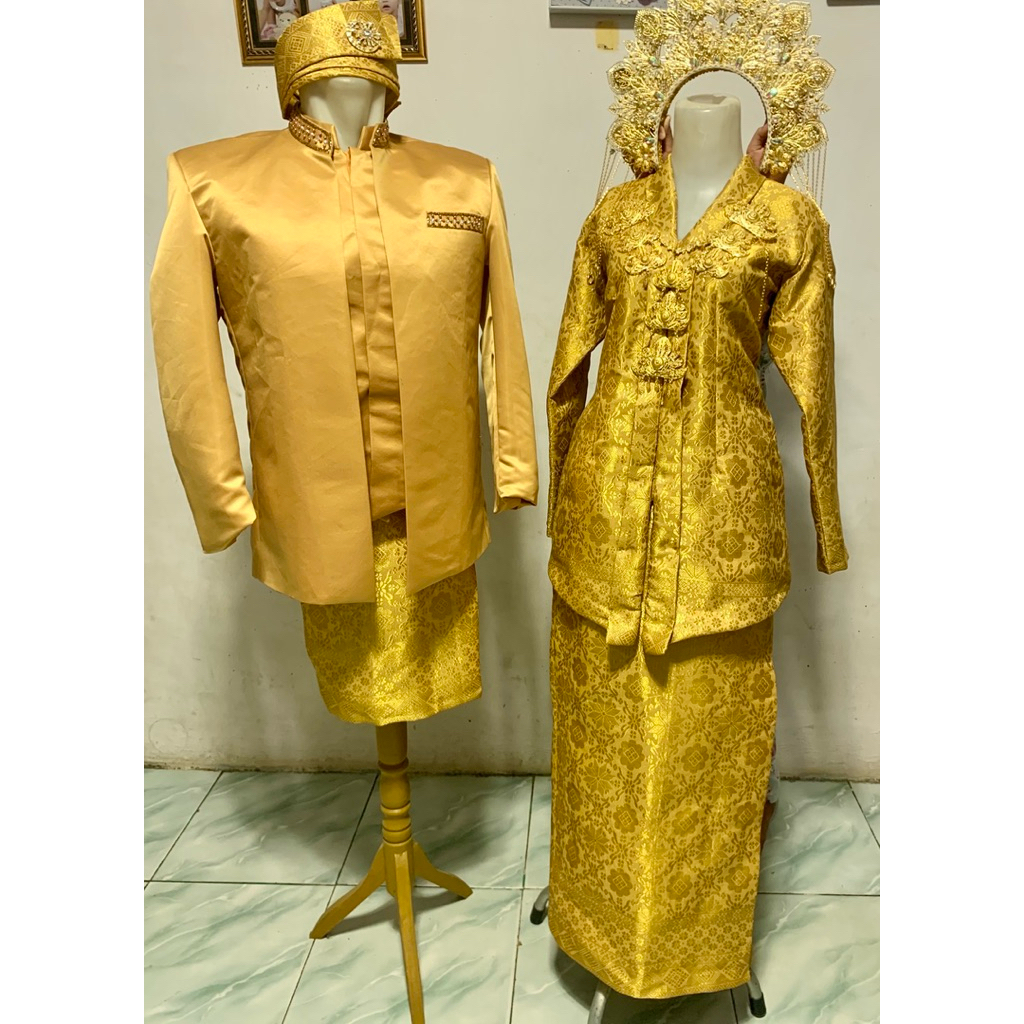 Set baju pengantin melayu (preloved)