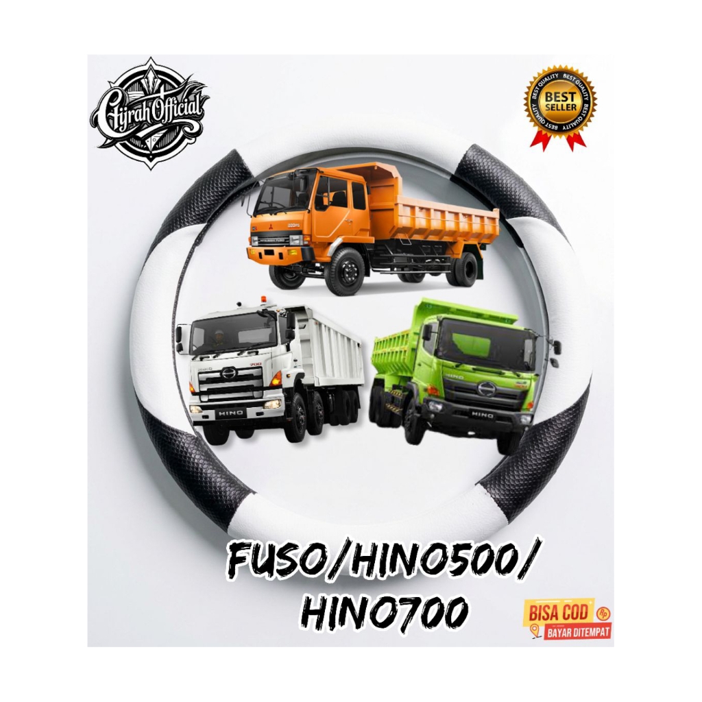 Sarung Stir Mobil / Premium Mobil  Dump Truck Hino Lohan  Hino 500 / 700, Fuso All Type