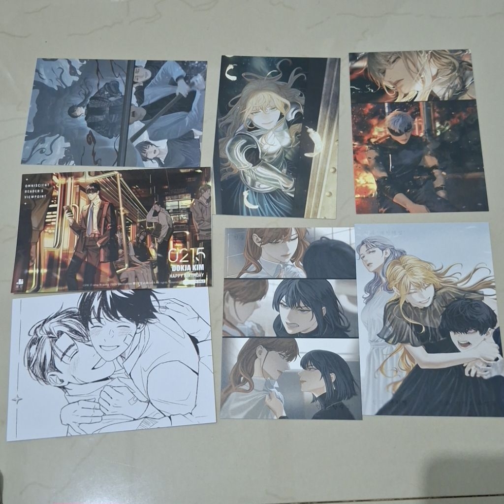 ORV omniscient reader viewpoint official merch kr & taiwan & unofficial (Postcard) / splitpay jadi 2