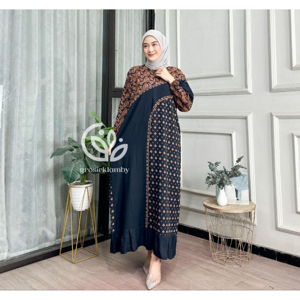 GAMIS DIFARINA RAYON BY GROSIR KLAMBY