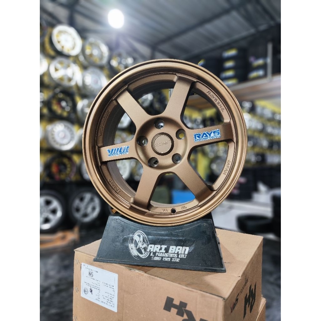 Velg TE37 Ring 16×7in et35 pcd 5×114 kondisi baru
