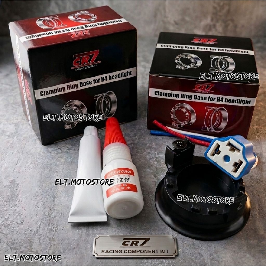 Fitting dudukan lampu H4 biled cr7 original