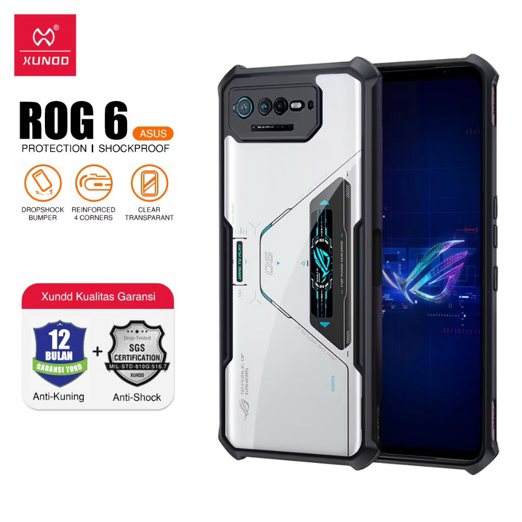HYC XUNDD Case Untuk Asus ROG Phone 6/ ROG Phone 6 Pro/ ROG Phone 6D