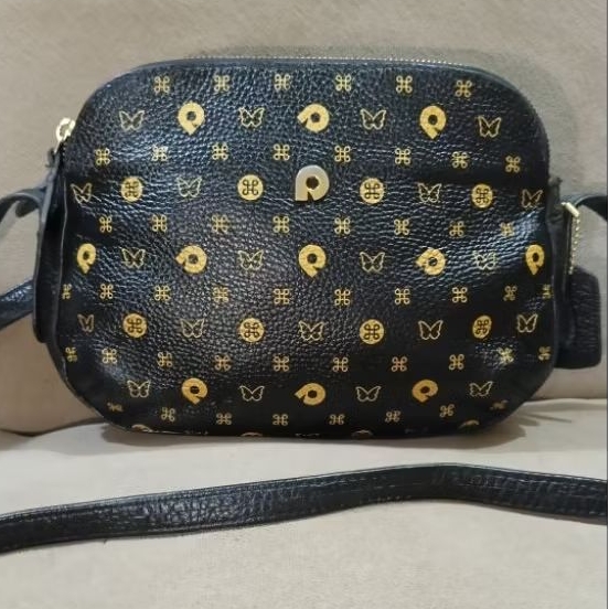 TAS SELEMPANG PAPILLON SEKEN WARNA HITAM MULUS
