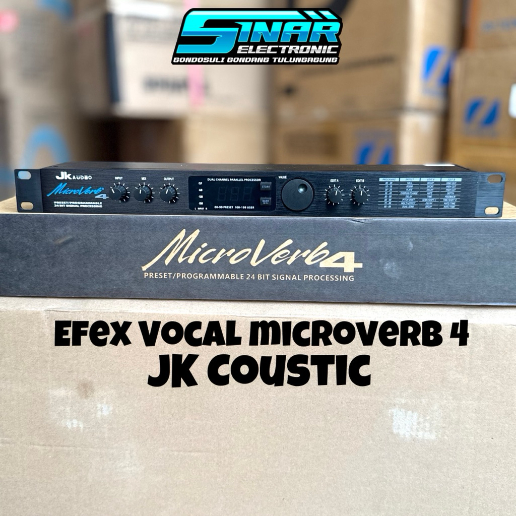 Efek Vocal JK Audio Microverb 4 Original