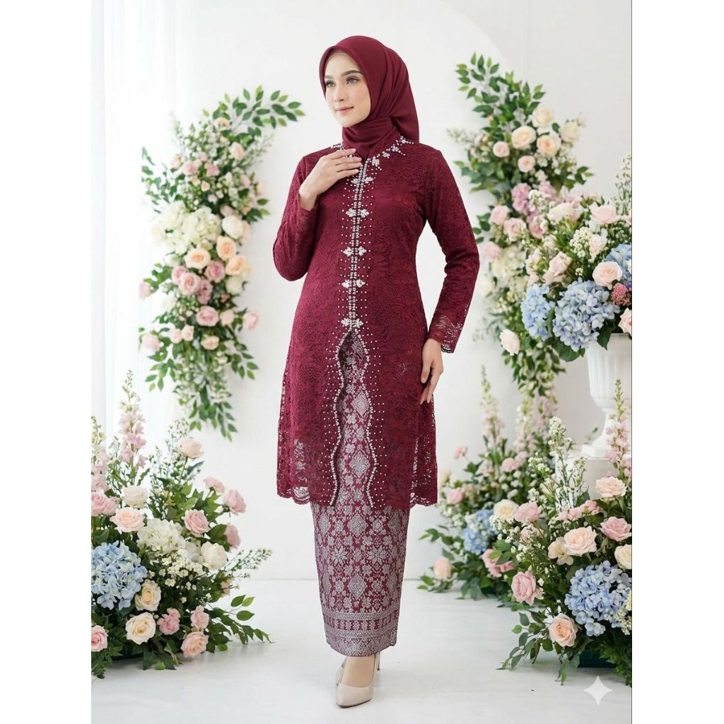 kebaya terbaru 2026 kebaya burkat tunik model elegan buat wisuda dan pesta wanita kebaya kondangan r