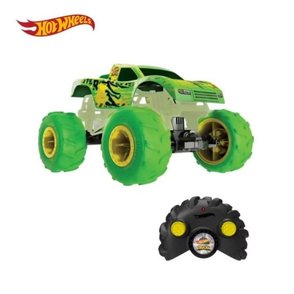 MONSTER TRUCK GREEN HOT WHEELS