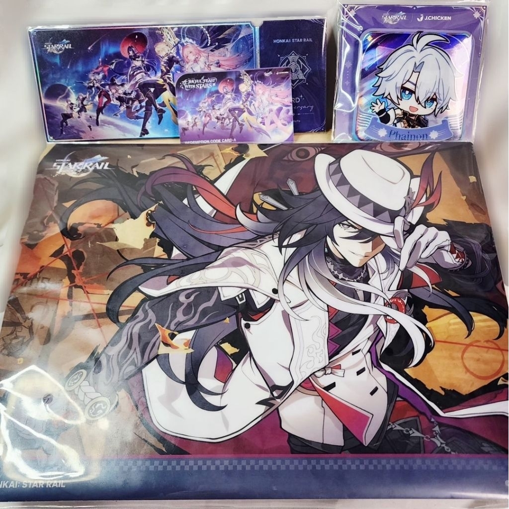 READY Original Merch Mihoyo Collab Event Honkai Star Rail HSR X Jchicken J Chicken Clearfile Ashveil