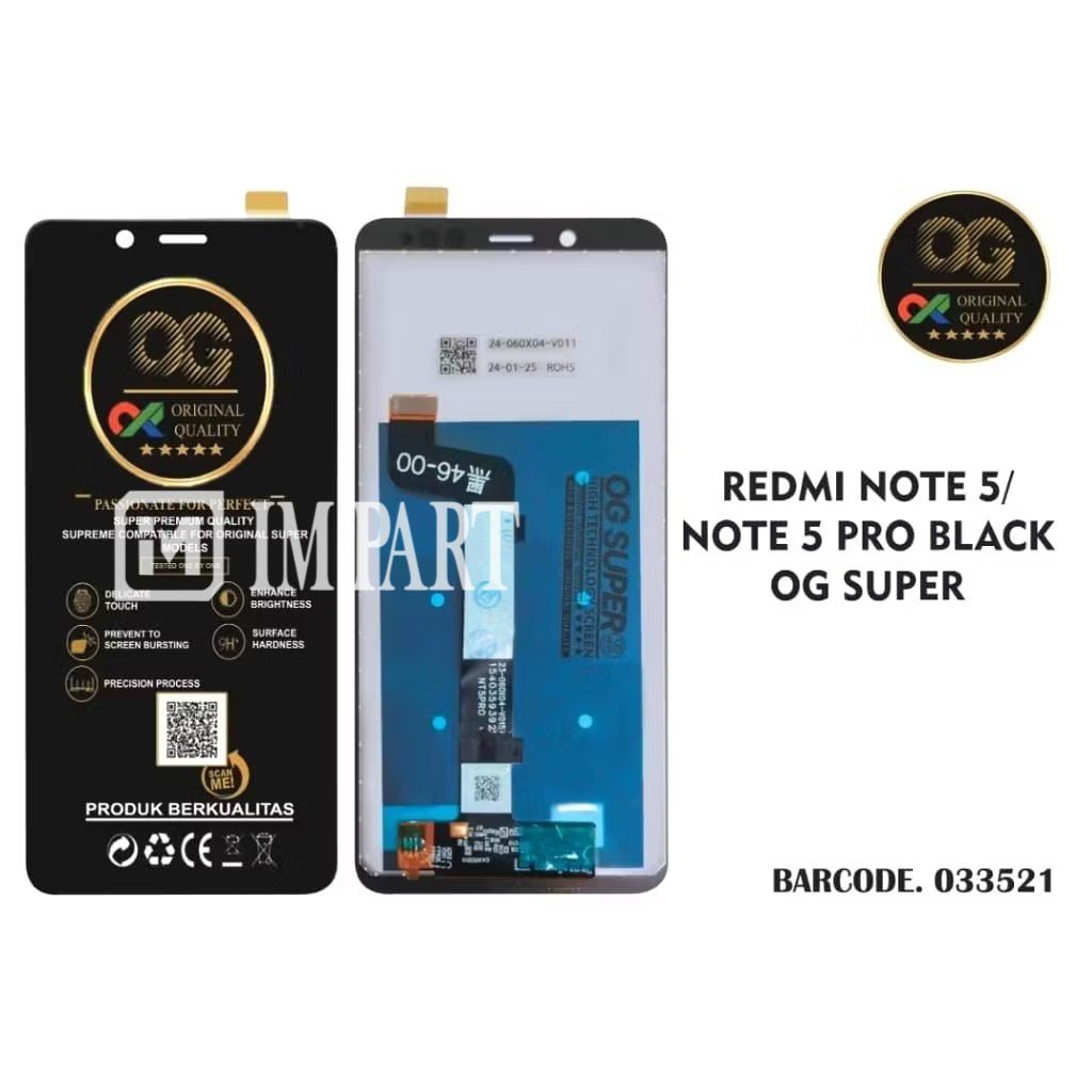LCD+TS XIAOMI REDMI NOTE 5/NOTE 5 PRO OG SUPER