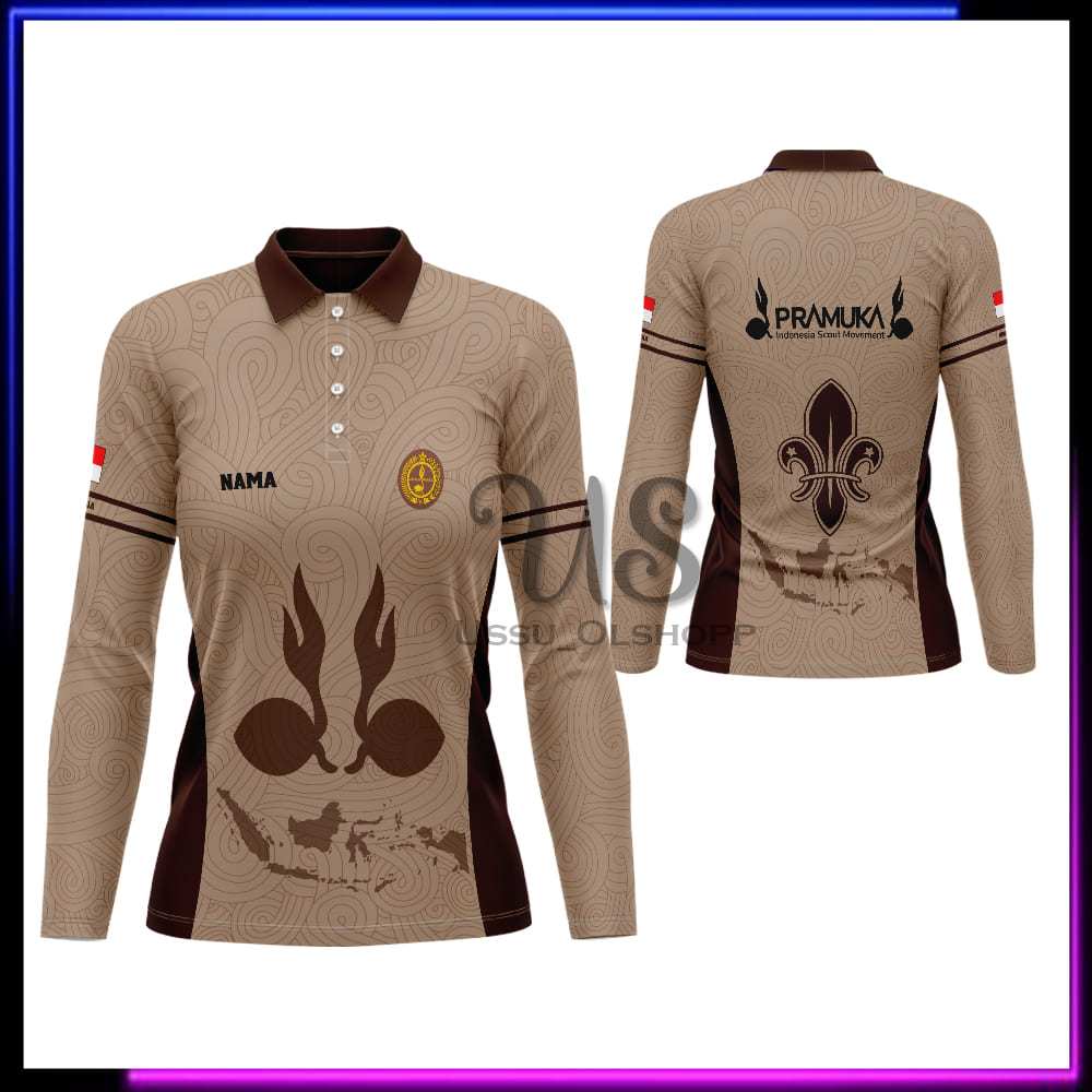 Jersey Pramuka | Kaos Polo Pramuka Pembina | Seragam Pramuka Custom Nama