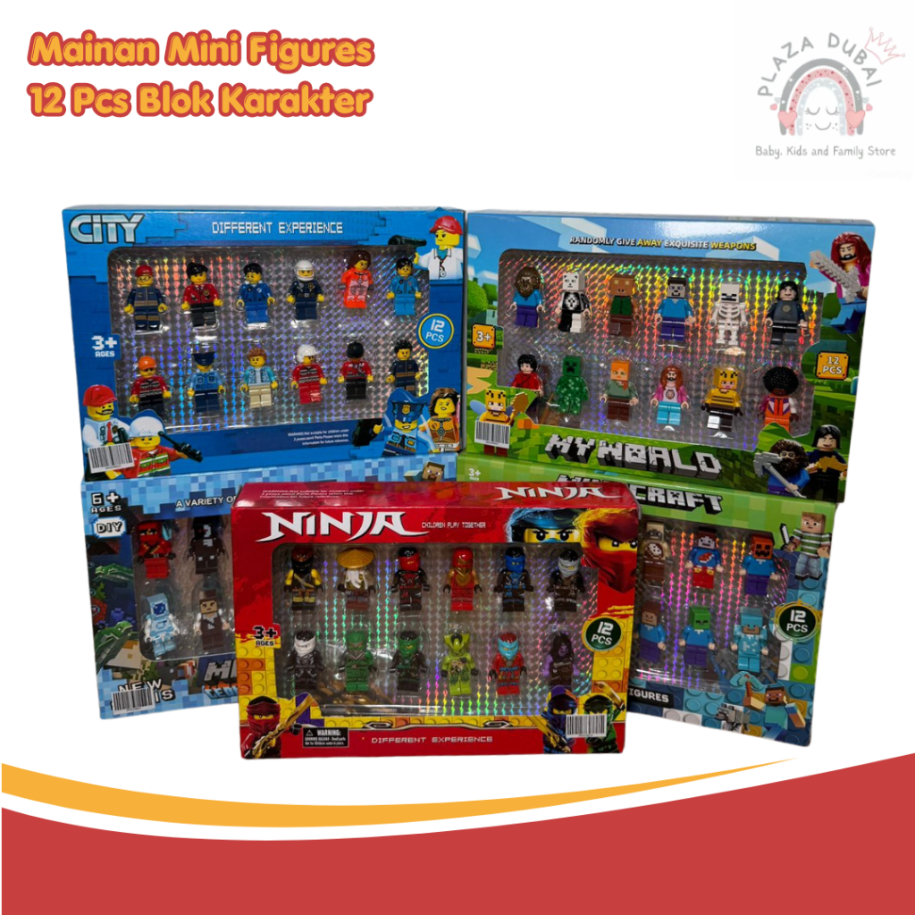 Mainan Mini Figures Mine Craft Action Figures Lego Minecraft Roblok Berbagai tema Lengkap