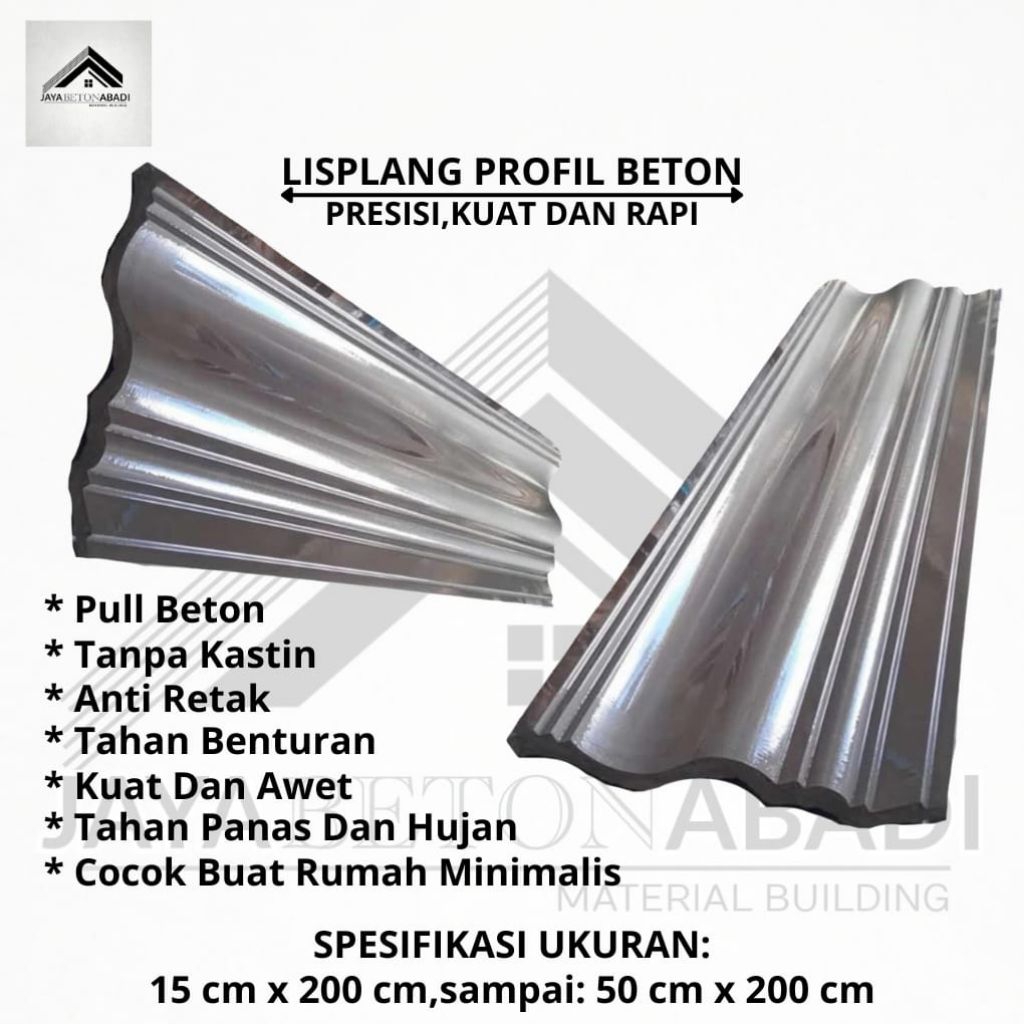 JAYA BETON ABADI,LIS PLANG PROFIL BETON,LIS BETON, LIS PROFIL, Profilan Pull  Beton