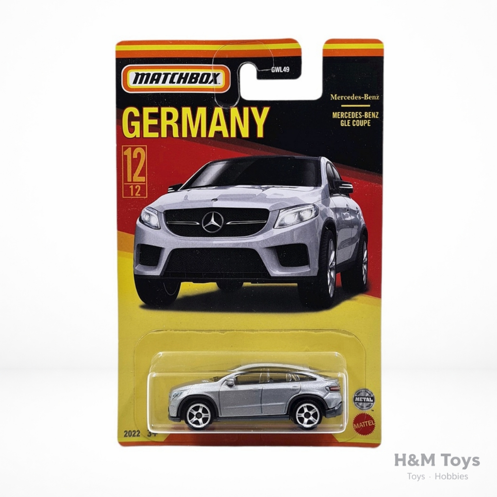 Matchbox Germany Mercedes-Benz GLE Coupe Silver - Matchbox Mercedes-Benz Mercy