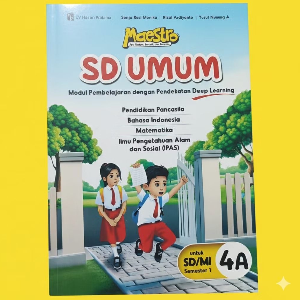 Buku LKS Maestro SD Umum kelas 4A Deep Learning kurikulum Merdeka