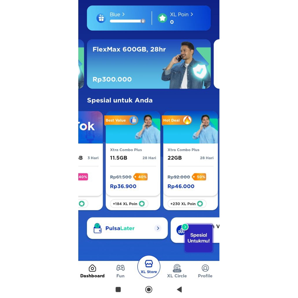 Kartu XL XCP diskon 50%