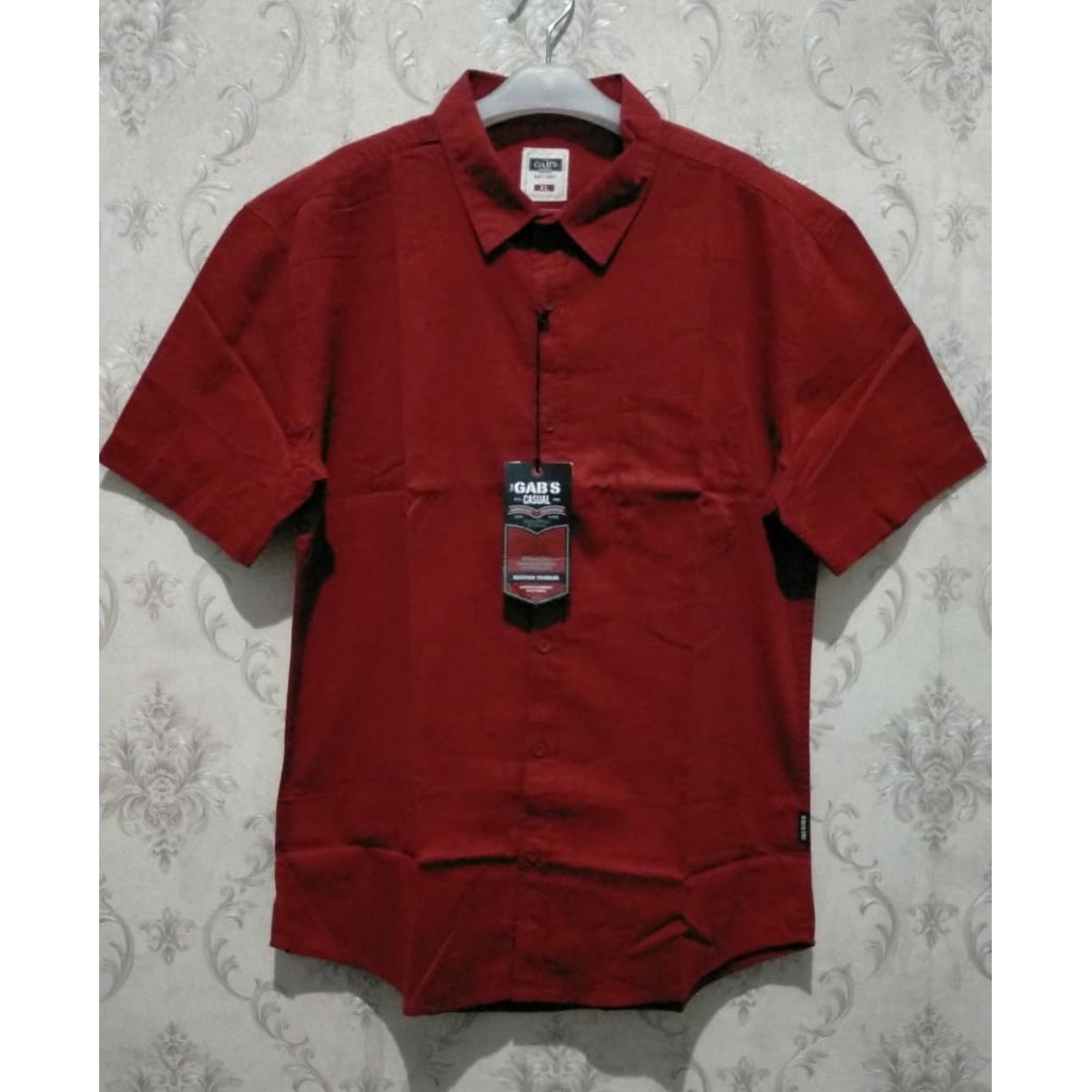 Kemeja pendek pria original Gabrielle