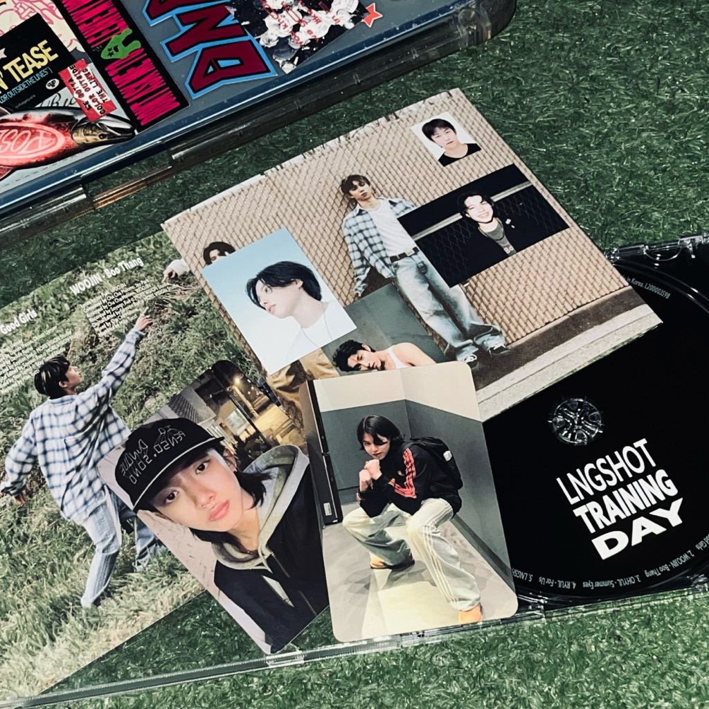 ALBUM TRAINING DAY LNGSHOT / ALBUM ONLY / PHOTOCARD WOOJIN / PHOTOCARD LOUIS OFFICIAL