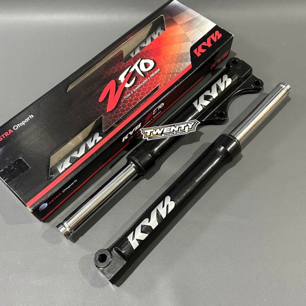 SHOCKBREAKER SHOCK DEPAN KYB ZETO YAMAHA MIO SPORTY/SMILE SOUL KARBU FINO KARBU SUSPENSION KYB KAYAB