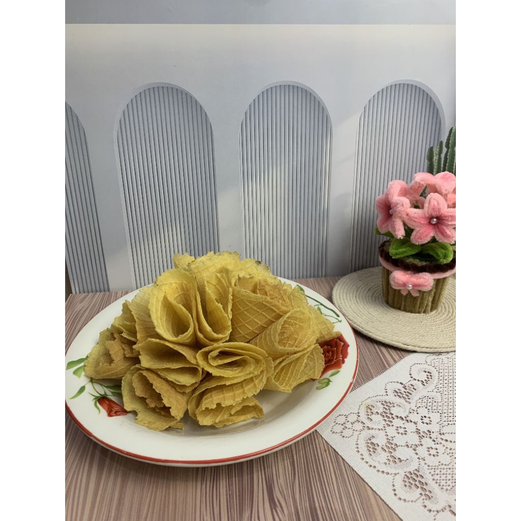 Homemade Kue Semprong 1kg Lipat rasa original renyah