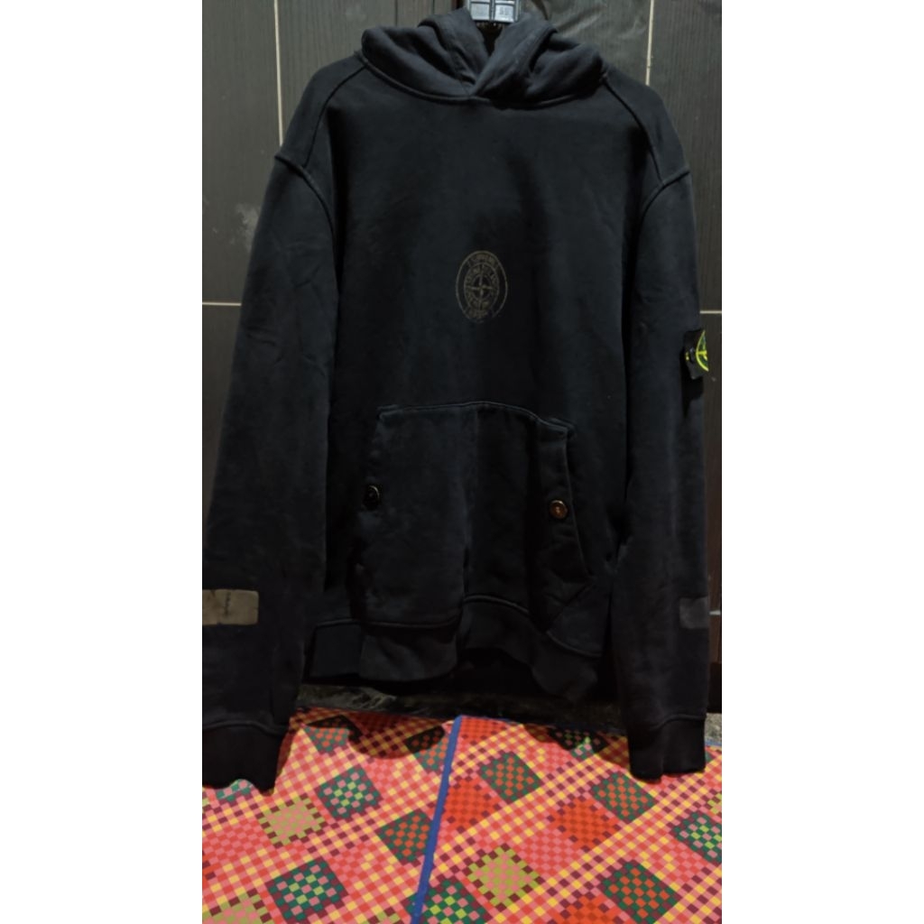 Hoodie stone island x supreme
