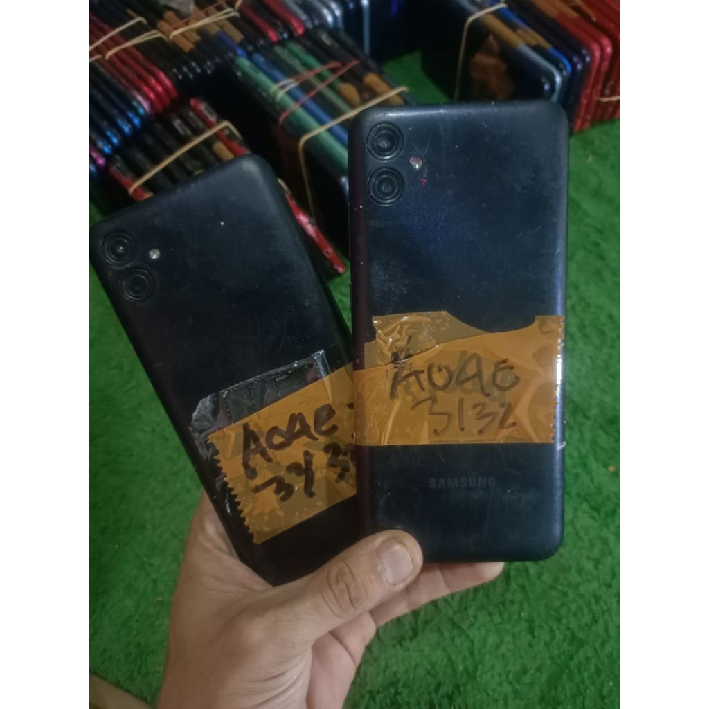 Mesin Samsung A04E Hidup Normal NO Pola Bonus Unit Sparepart (Baca Deskripsi)