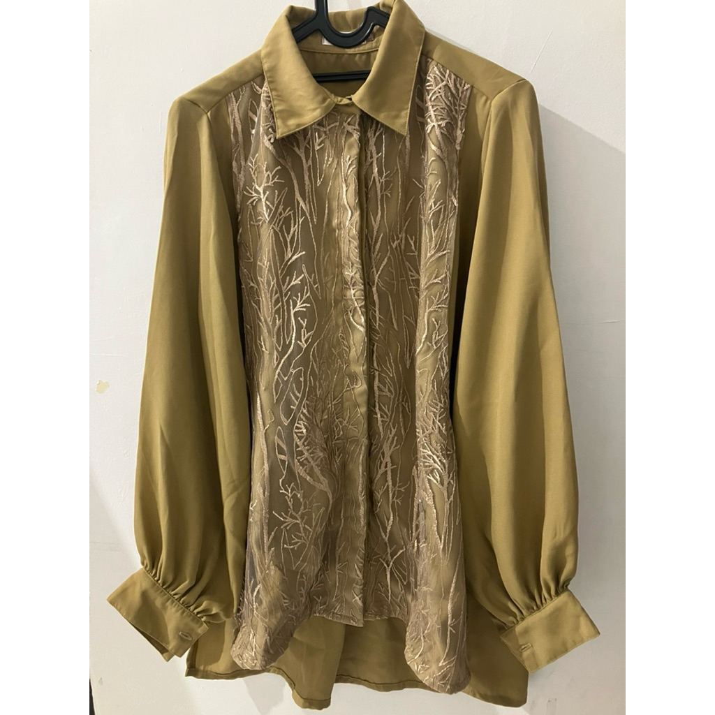 Nyonya Nursing Wear Preloved  Baju Menyusui Bukaan Kanan Kiri Diza Blouse Iswari Blouse lumina Blous