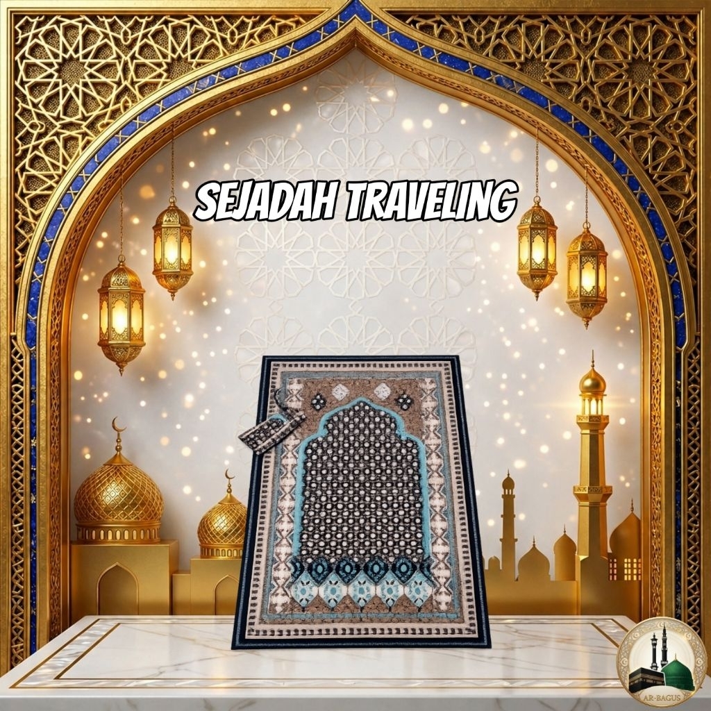 sajadah anti slip midi traveling