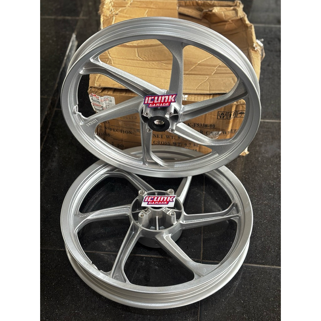 velg 125z 125zr pnp mx new ORIGINAL YAMAHA 5XK double cakram / double disc bisa di pnp kan untuk mot