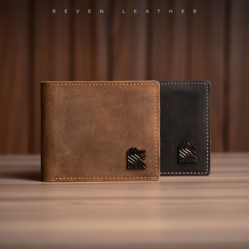Reven leather ARJUNA wallet - Dompet pria elegan kulit asli slim