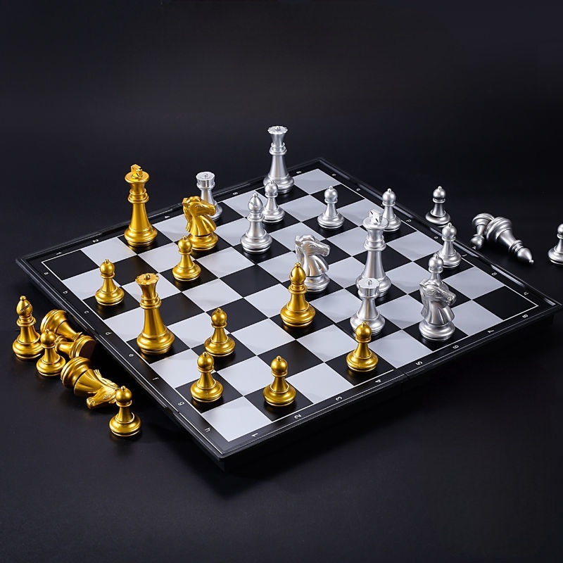 Catur Magnet Gold Emas Version