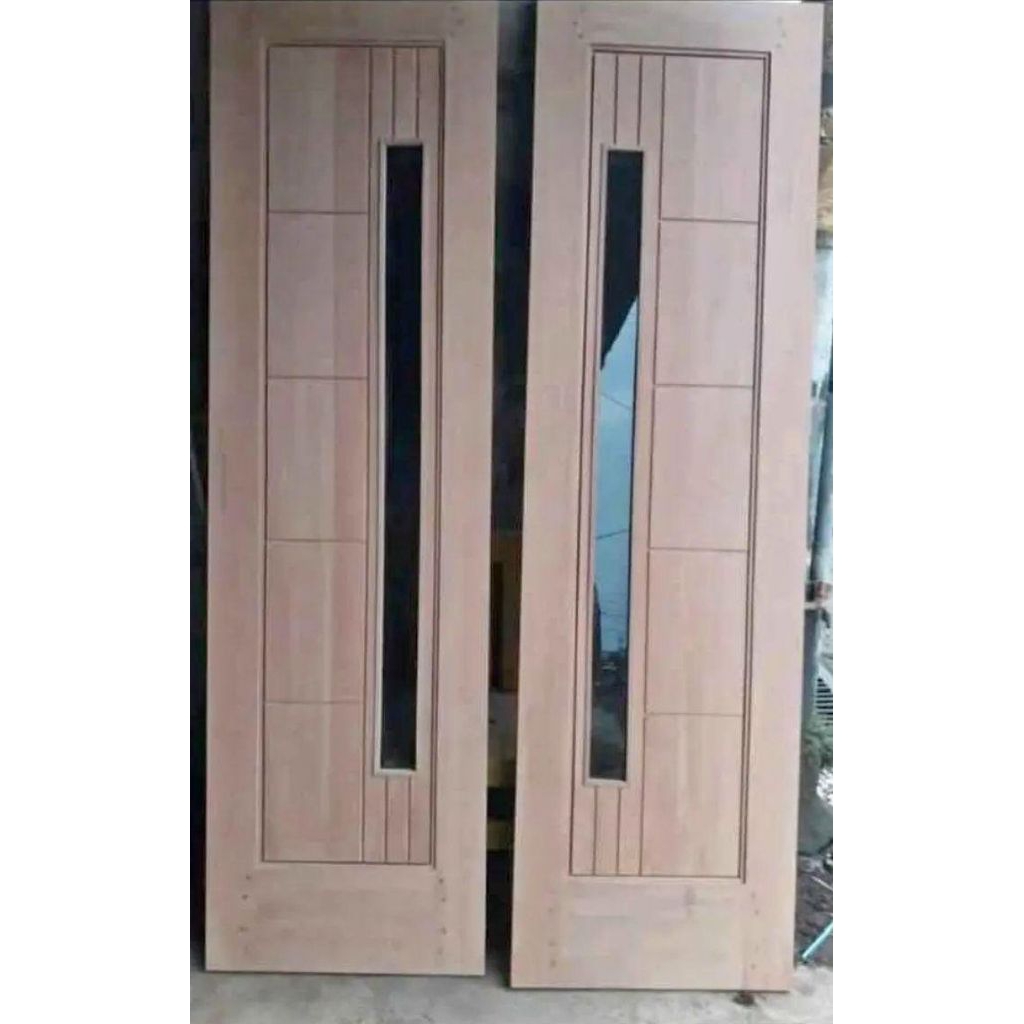Pintu Utama / Kupu tarung Kayu meranti Bayur