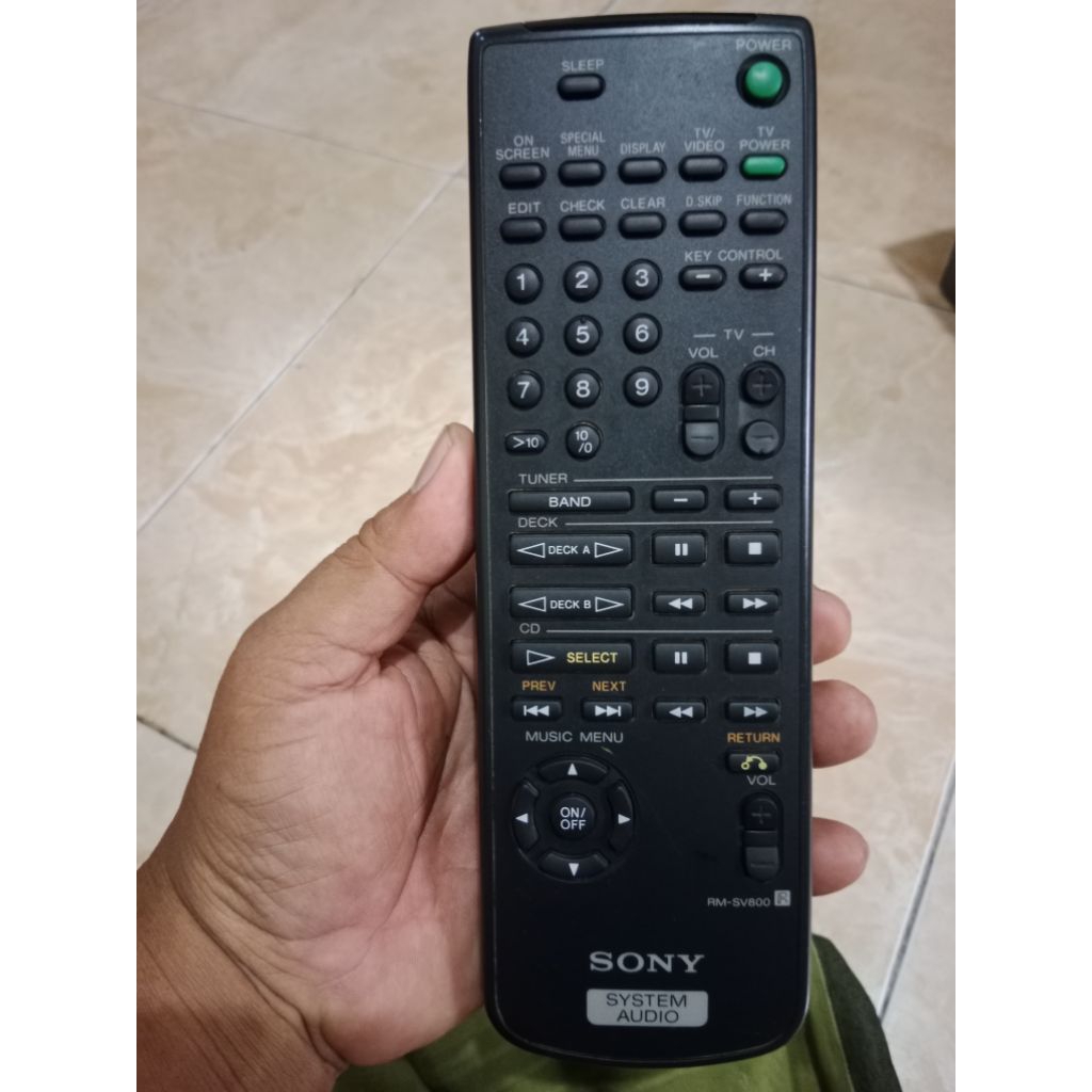 remot tape compo SONY RM-SV800