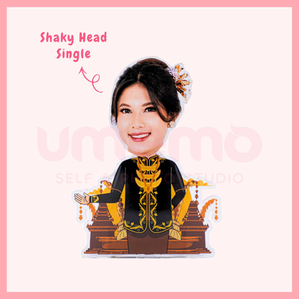 Shaky Acrylic Single Foto Bergerak Custom Foto Unik