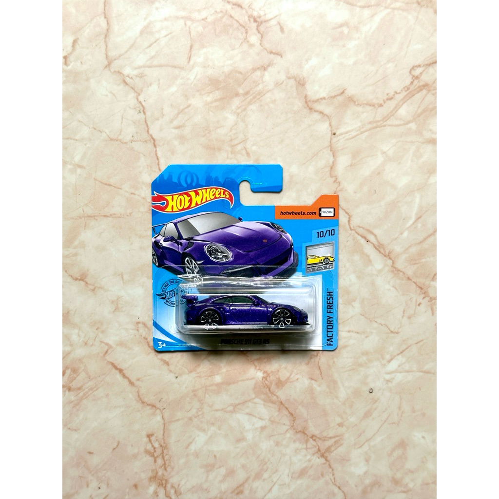 HOT WHEELS PORSCHE 911 GT3 RS SHORT CARD RARE (UNGU)