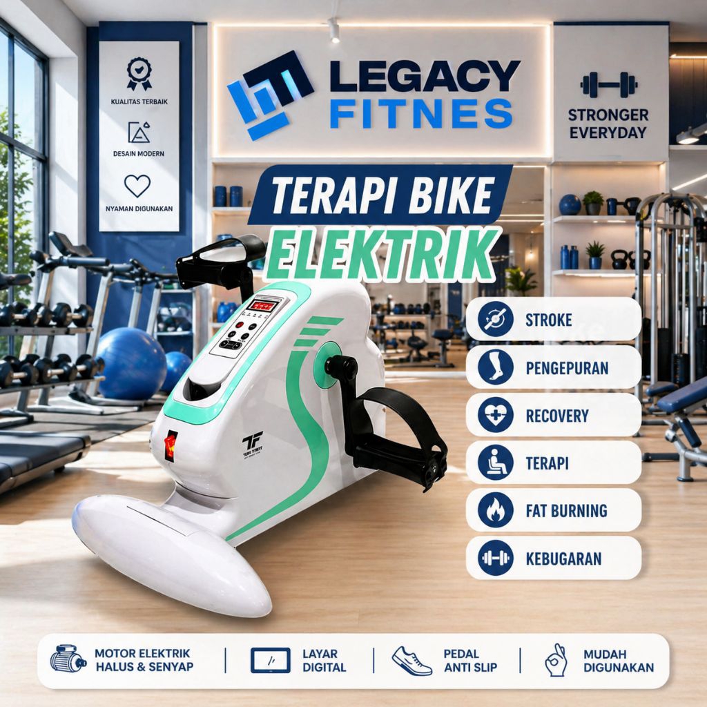 Sepeda Statis Terapi Terapy Alat fitnes Olahraga