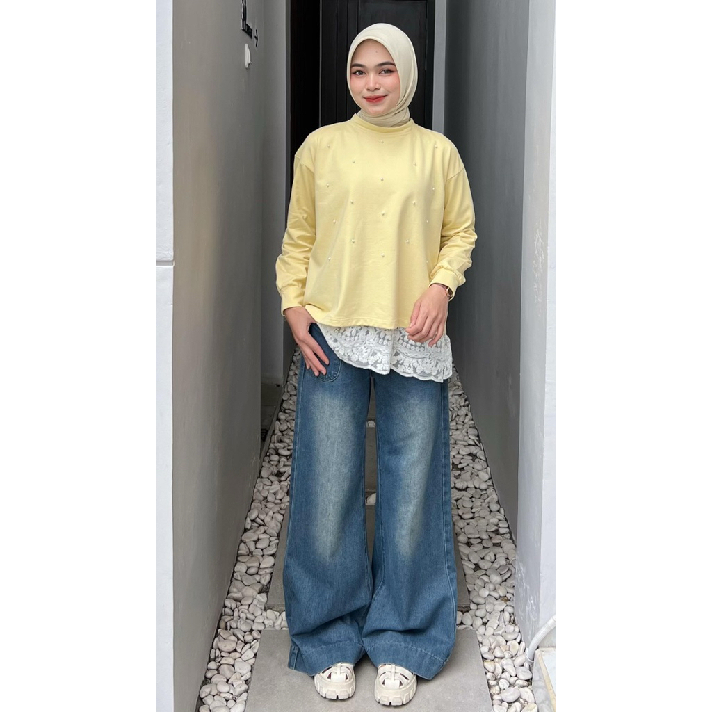 Muva Blouse Athayaa Daily Atasan kaos wanita / atasan / atasan athayaa